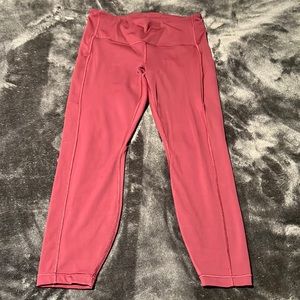 Athleta Ultimate Stash Pocket 7/8, Petite size Small, burgundy/wine color